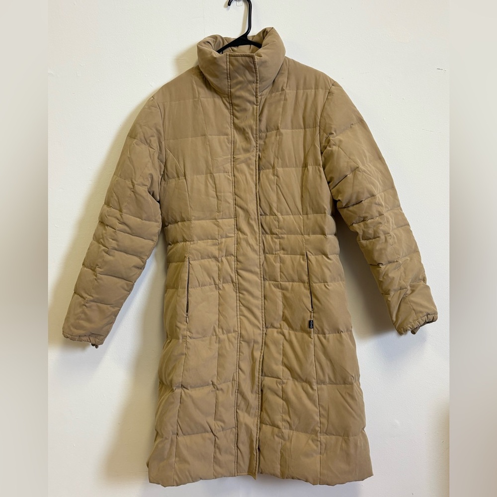 XOXO Outerwear Puffer Coat Tan Size Medium Women’s